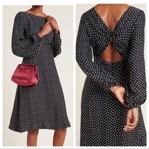 Anthropologie Eva Keyhole Back Midi Dress